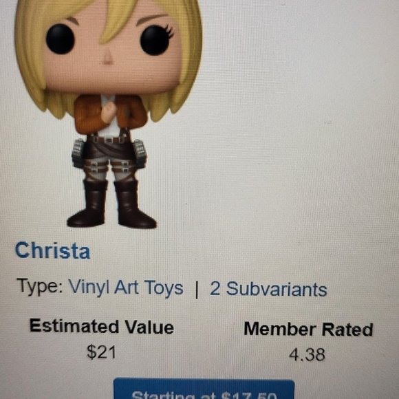 Attack on Titan Christa Funko Pop - Picture 7 of 7